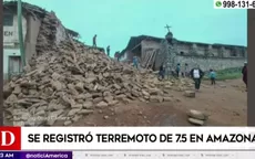 Torre de la Iglesia de la Jalca en Chachapoyas se derrumbó tras terremoto en Amazonas - Noticias de chachapoyas