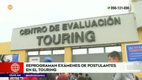 Touring reprogramó exámenes. Foto y video: América Noticias