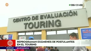 Touring reprogramó exámenes. Foto y video: América Noticias