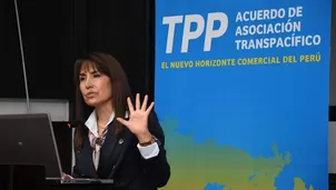 Magali Silva. Ministra de Comercio Exterior y Turismo