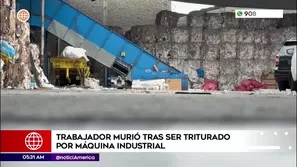 Trabajador murió tras ser triturado por máquina industrial en el Cercado de Lima. Foto y video: América Noticias