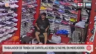 Trabajador roba S/ 140 mil en zapatillas en Cercado de Lima