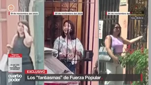 Trabajadores del Congreso operan en local partidario de Fuerza Popular en horario laboral. Video: Cuarto Poder