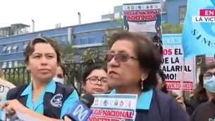 Julia Licencias, subsecretaria de defensa del Sindicato de Enfermeras del Seguro Social, explicó las razones detrás de esta huelga. / Video: Canal N