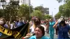 Trabajadores de EsSalud protestan en contra de la unificación con el Minsa