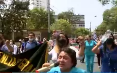 Trabajadores de EsSalud protestan en contra de la unificación con el Minsa - Noticias de Paulina Rubio