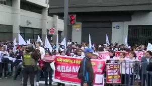 Los trabajadores de la salud esperan que las autoridades del Poder Ejecutivo intervengan y brinden una solución a sus demandas. / Video: Canal N