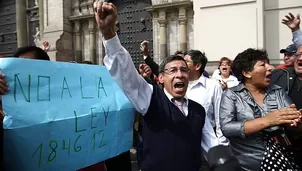  Trabajadores estatales inician huelga nacional contra la Ley Servir / Foto: Perú21 referencial