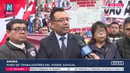 Poder Judicial en huelga: trabajadores exigen mejoras salariales
