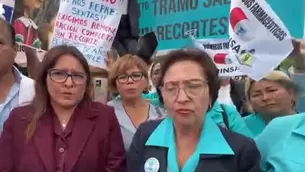 Los trabajadores exigen una revisión de la escala salarial que consideran injusta. / Video: Canal N