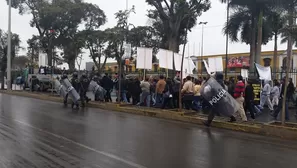 Protesta de trabajadores. Foto: Referencial/archivo El Comercio