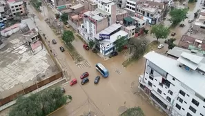Trabajos de limpieza en zonas afectadas tras activación de quebrada en Trujillo. Foto y video: Canal N