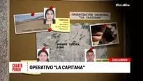 La PNP desacticiló la banda criminal 'La capitana'. Foto: captura de TV