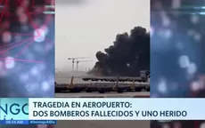 Tragedia en aeropuerto: Dos bomberos fallecidos y uno herido - Noticias de bomberos