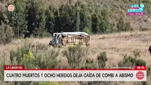 Tragedia en Otuzco: Caída de combi a abismo deja 4 muertos y 8 heridos. Foto y video: América Noticias