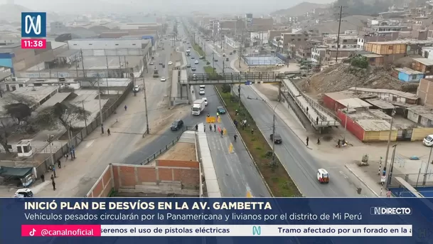 Forado en av. Néstor Gambetta: cierre hasta febrero de 2026/ Canal N Forado en av. Néstor Gambetta: cierre hasta febrero de 2026/ Canal N