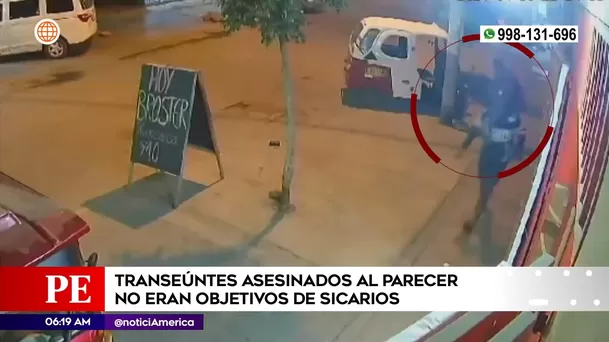 Sujeto era objetivo de los sicarios | América Noticias Sujeto era objetivo de los sicarios | América Noticias