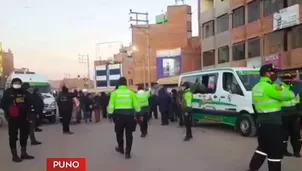 La reactivación del transporte interprovincial en Puno estuvo marcada por la violencia. Foto y video: América Noticias