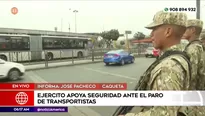 Paro de transportistas. Foto: América Noticias