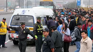 Paro de transportes. Foto: Andina / Video: América Noticias