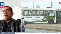 Transportistas anuncian paro y marcha para el jueves 26 de septiembre. Foto y video: Canal N