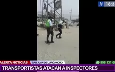 Transportistas atacan a inspectores a pedradas durante intervención - Noticias de inspector