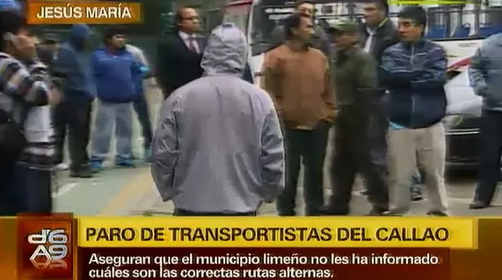 Transportistas de Callao en Campo de Marte: marcha será pacífica Transportistas de Callao en Campo de Marte: marcha será pacífica