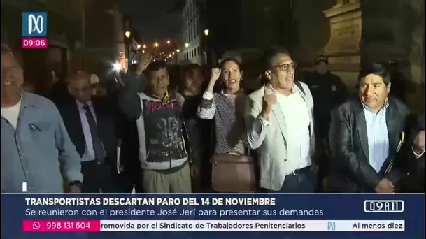 Transportistas descartan paro del 14 de noviembre y piden medidas/ Canal N Transportistas descartan paro del 14 de noviembre y piden medidas/ Canal N