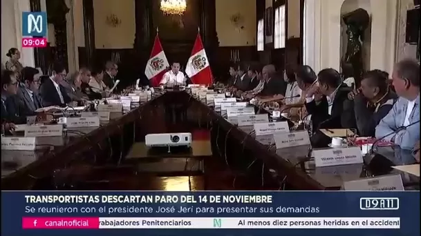 Descartan paro del 14 de noviembre y piden mayor seguridad/ Canal N Descartan paro del 14 de noviembre y piden mayor seguridad/ Canal N