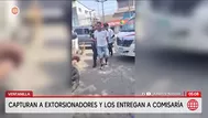 Transportistas detienen presuntos extorsionadores en Ventanilla
