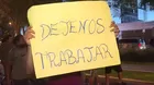 ¿Por qué protestan los transportistas informales en av. Arequipa?