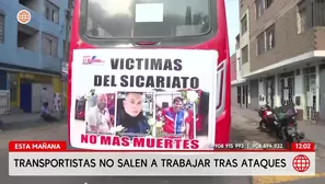Transportistas no salen a trabajar tras ataques a conductores. Foto y video: América Noticias