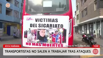 Transportistas no salen a trabajar tras ataques a conductores. Foto y video: América Noticias