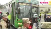 Esto se dio en el cruce de la avenida Izaguirre y Panamericana Norte en Los Olivos. / Video: Canal N