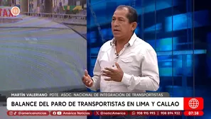 Transportistas piden subsidio y apoyo militar contra el crimen. Foto y video: América TV