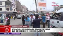 Huelga de colectiveros. América Noticias