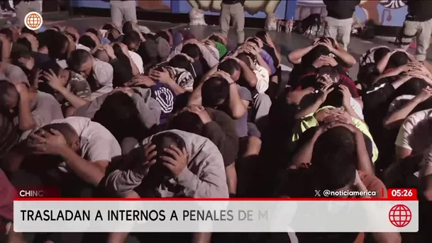 Trasladan a internos del penal de Chincha. Foto: América Noticias Trasladan a internos del penal de Chincha. Foto: América Noticias