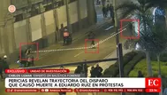 Trayectoria de la bala que causó muerte de Eduardo Ruíz