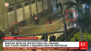 Pericias revelan trayectoria del disparo que causó muerte de Eduardo Ruíz en protestas. Foto y video: Unidad de investigación
