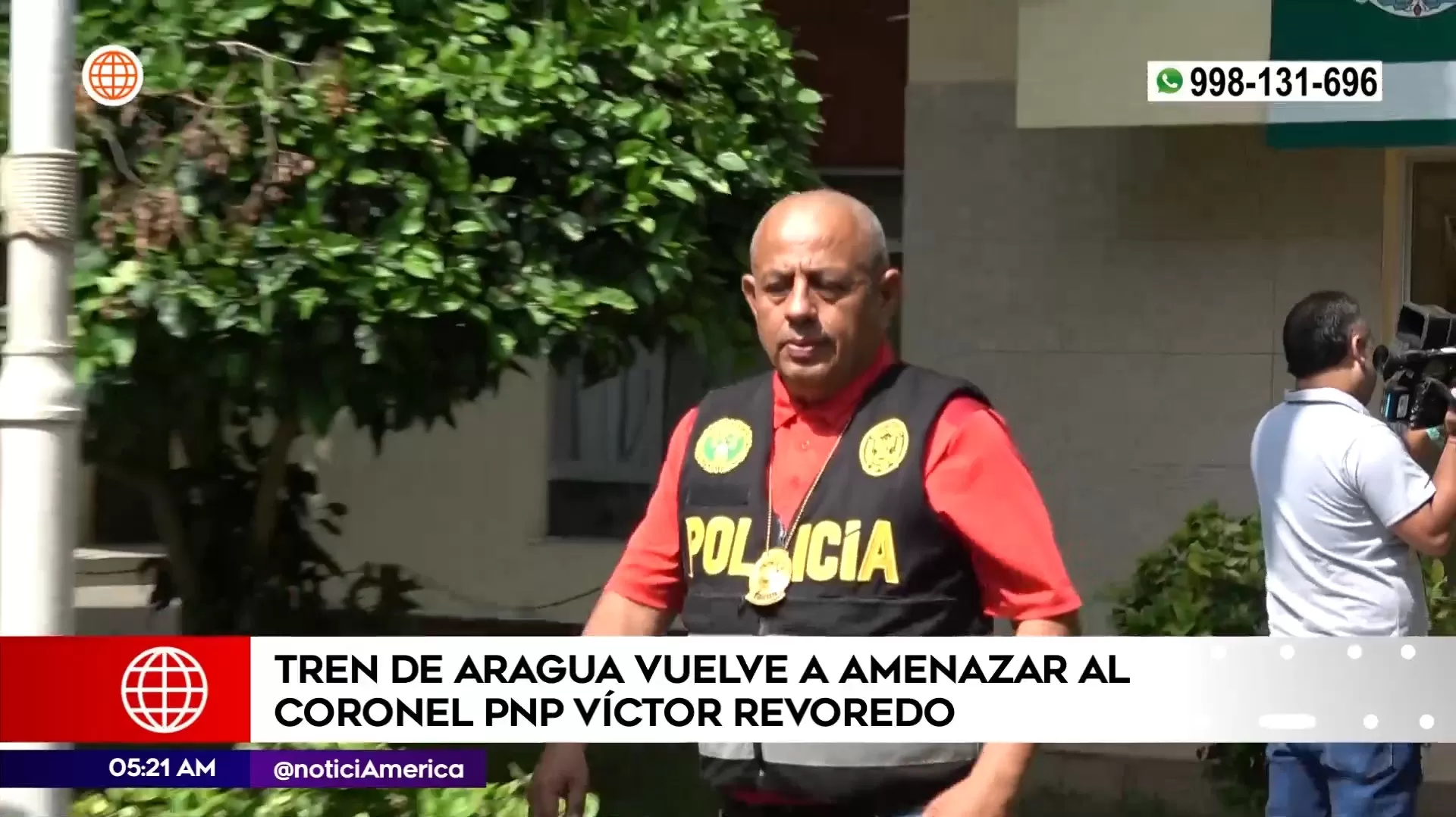 Tren de Aragua amenaza al coronel PNP Víctor Revoredo. Foto: América Noticias