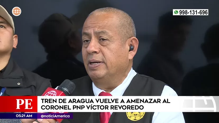 Tren de Aragua vuelve a amenazar al coronel PNP Víctor Revoredo