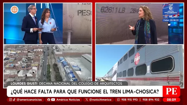 Tren Lima–Chosica requiere permisos y seguridad antes de operar, según Colegio de Arquitectos del Perú. Foto: América Noticias