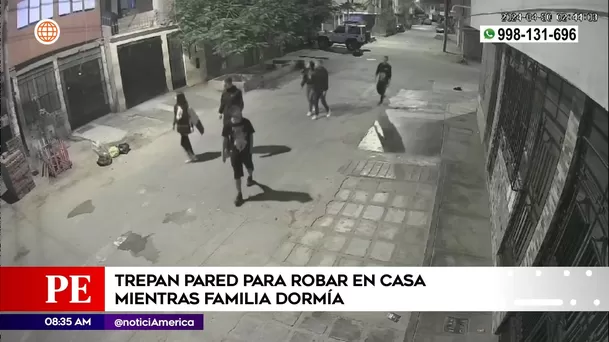 Ladrones llegaron acompañados por dos mujeres | América Noticias