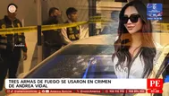 Tres armas fueron usadas en el crimen de Andrea Vidal