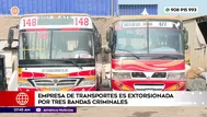 Tres bandas extorsionan a transportistas en Ate, sembrando miedo