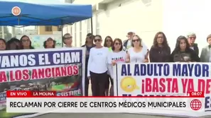 La Molina: cierran hospital, ARIE y centro del adulto mayor. Foto y video: AN