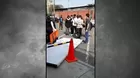 Tres escolares heridos tras caerles parte de un portón metálico