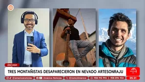 Tres montañistas desaparecieron en nevado Artesonraju en Áncash. Foto y video: América Noticias