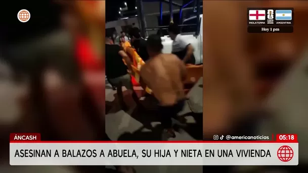 Tres mujeres son asesinadas por sicarios en vivienda de Áncash. Foto: Améria Noticias Tres mujeres son asesinadas por sicarios en vivienda de Áncash. Foto: Améria Noticias