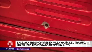 Balacera en Villa María del Triunfo. América Noticias